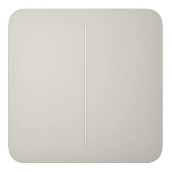 Клавиша умного выключателя 2кл Ajax 46020.144.OY SoloButton для LightSwitch устричная (29844)