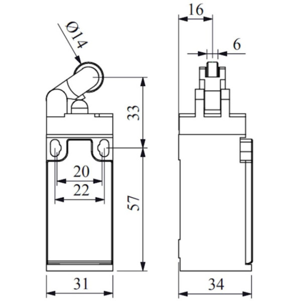 Конечный выключатель EMAS L3K13MIM311 - фото №6