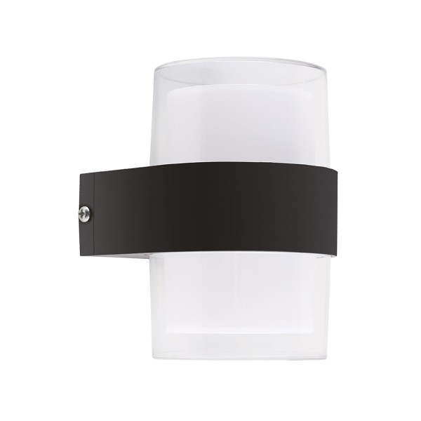 Светильник фасадный Violux ZEBRA-R 10W 4200K 750Lm ІР44 черный ( 500440 )