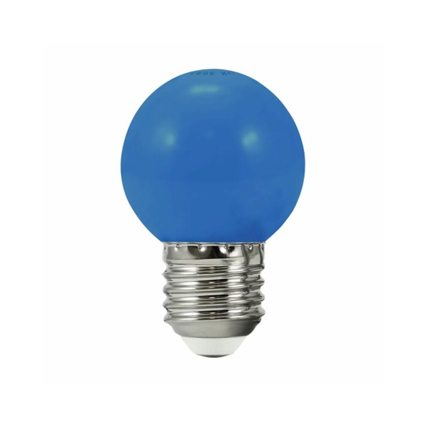 Светодиодная лампочка для гирлянды из коллекции Party Goldlux 308764 E27 2x0.5W 3000K 50Lm синяя