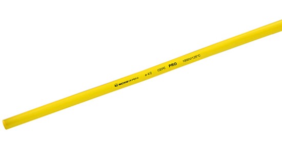 Желтая термоусадочная трубка Аско-Укрем PRO Ø 4,0/2,0 (A0150040467)