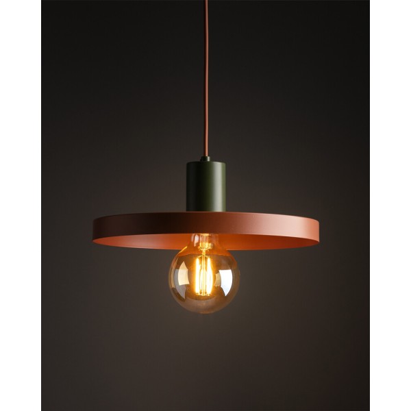 Підвісний світильник, люстра TK Lighting 10749 Sila E27 1x15W IP20 цегляний - фото №2