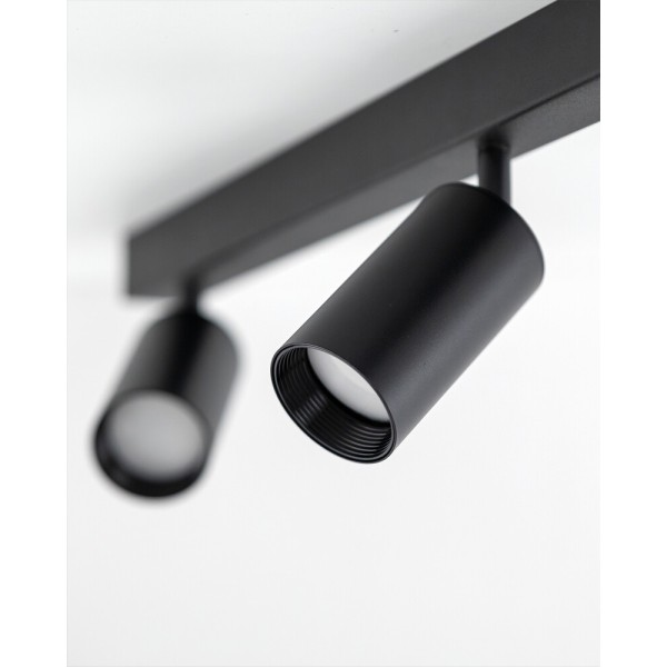 Світильник поворотний, спот TK Lighting 10634 Amis GU10 3x10W IP20 чорний - фото №3