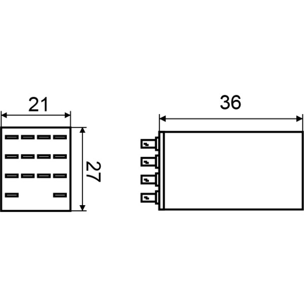 Проміжне реле Аско-Укрем МY4 AC 24В (A0090010010) - фото №2