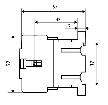Мініконтактор Аско-Укрем ПМ 0-12-01 B7 24В LC1-K1201 (A0040010132) - фото №6