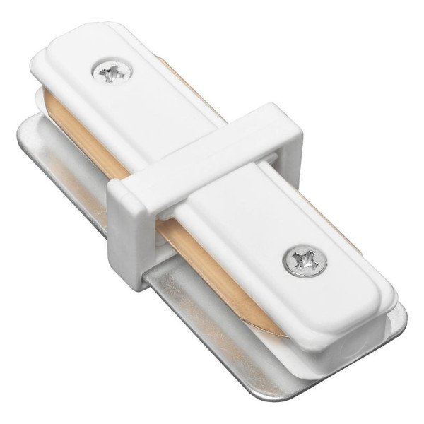 Прямой коннектор для однофазного шинопровода Delux 2IC белый (90015812)