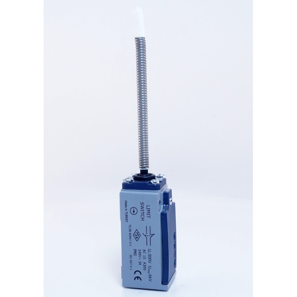 Кінцевий вимикач EMAS L51K13SOP102 з металевою консоллю та пружиною з пластиковим наконечником (1НО+1НЗ) - фото №2