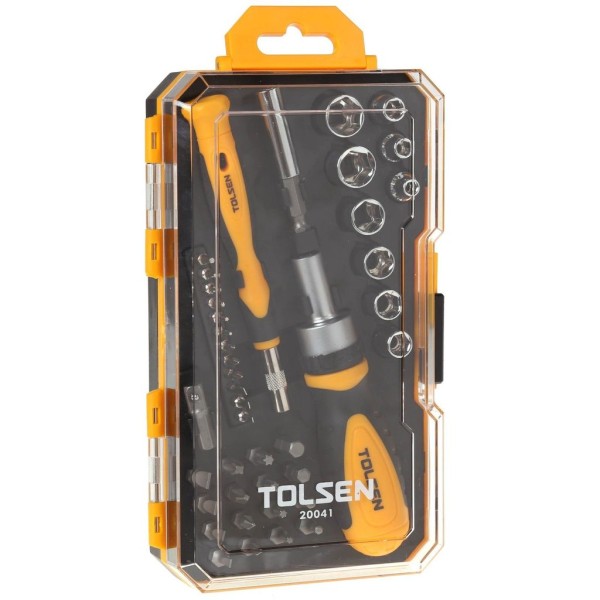 Набор бит с рукоятками Tolsen (20041) (42шт) - фото №2