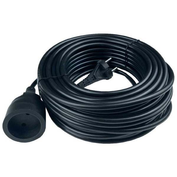 Подовжувач Violux 1р 30м 2х1,5 без заземлення чорний ( 931302 )