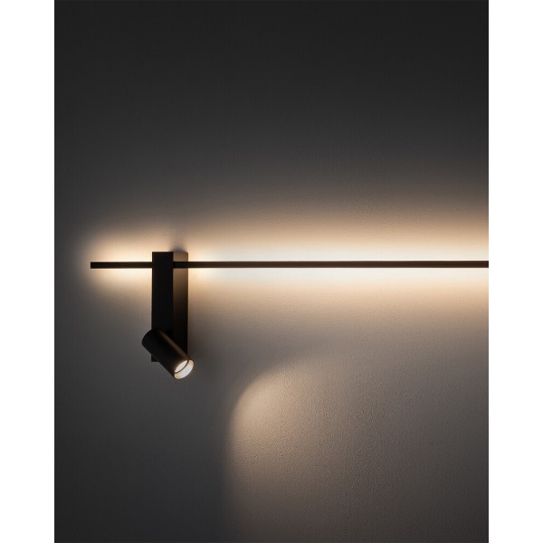 Настенный светильник Nowodvorski 11425 Easy Left LED+GU10 MR11 11+10W 3000K 380Lm IP20 черный - фото №2