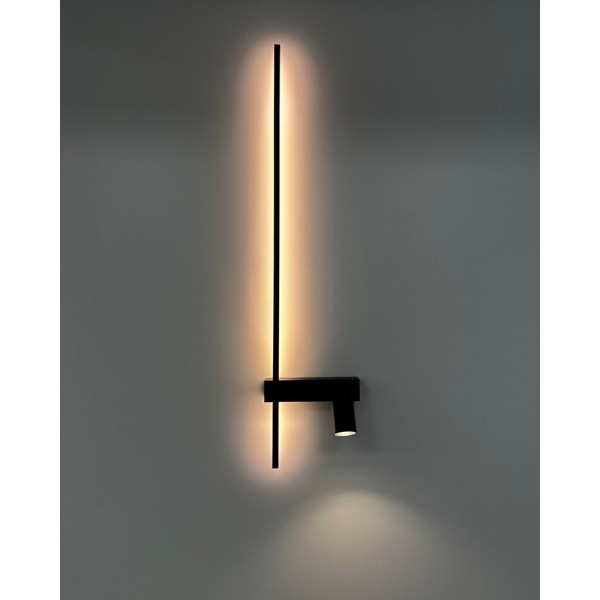 Настенный светильник Nowodvorski 11425 Easy Left LED+GU10 MR11 11+10W 3000K 380Lm IP20 черный - фото №4