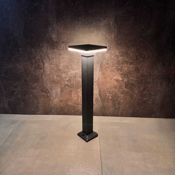 Светильник фасадный Violux HYATT-S 12 Вт IP65 черный ( 500520 ) - фото №4