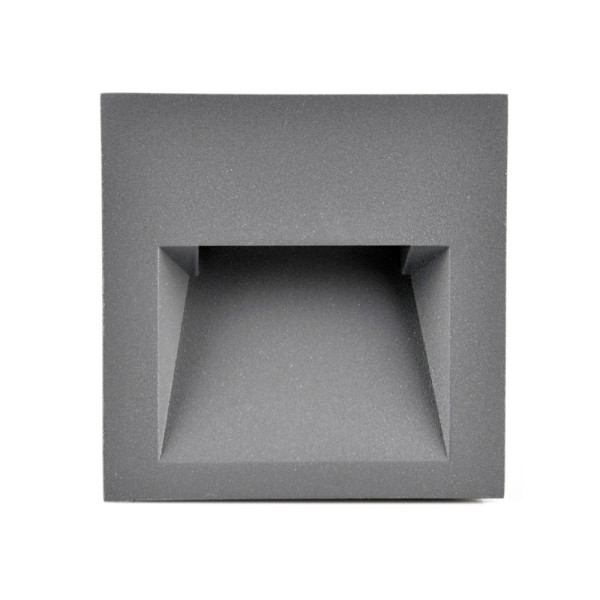 Світильник для підсвітки сходів/коридору Goldlux 313737 Q7 Led 1x3W 4000K 55Lm IP44 GR