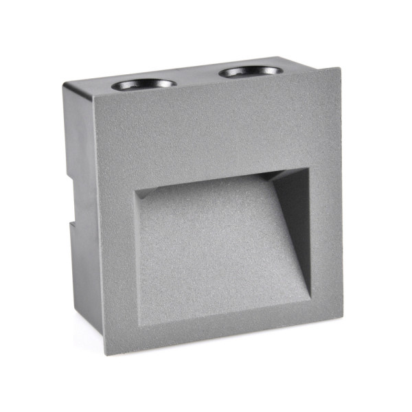 Світильник для підсвітки сходів/коридору Goldlux 313737 Q7 Led 1x3W 4000K 55Lm IP44 GR - фото №1