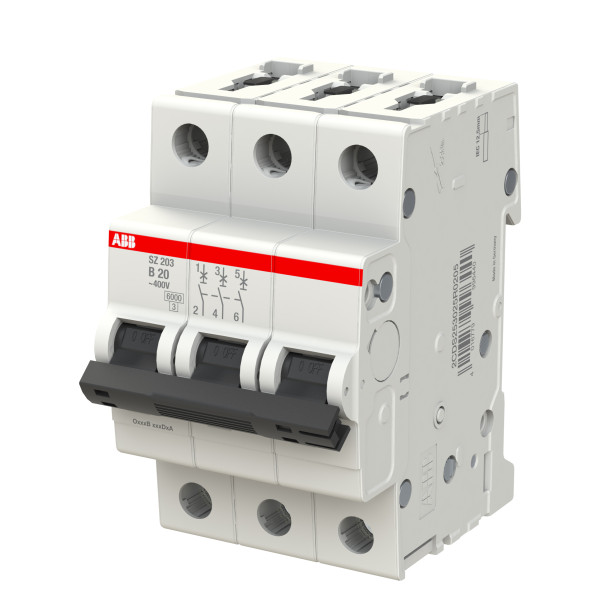 Автоматичний вимикач ABB SZ203-B20 6кА 20А B