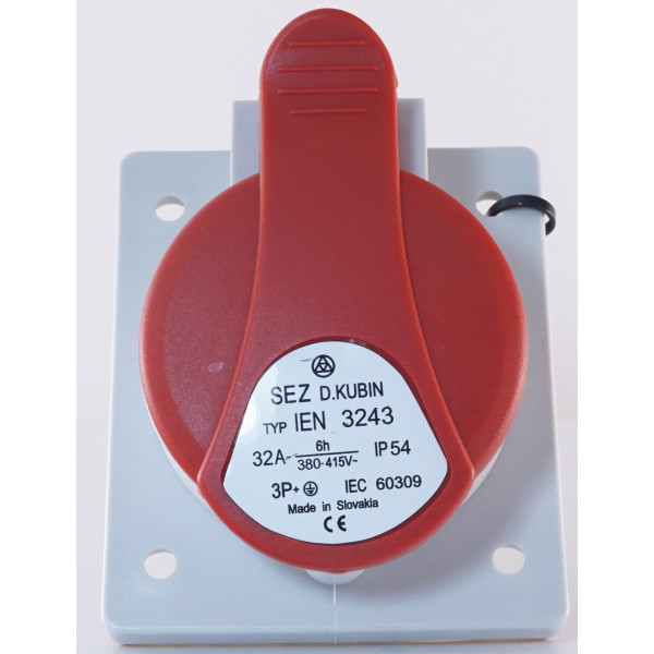 Вбудований силовий роз'єм Sez IEN3243 - фото №3