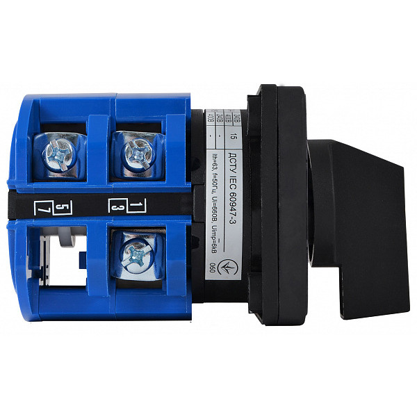 Пакетный переключатель Аско-Укрем ПКП SBI 0-1 3 полюса 63A/2.823 (A0110010068) - фото №1