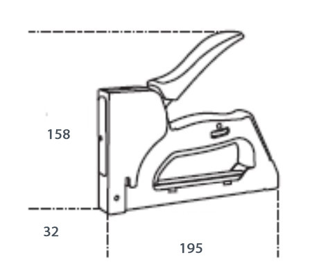 Степлер MILES TA-5696/Z - фото №2