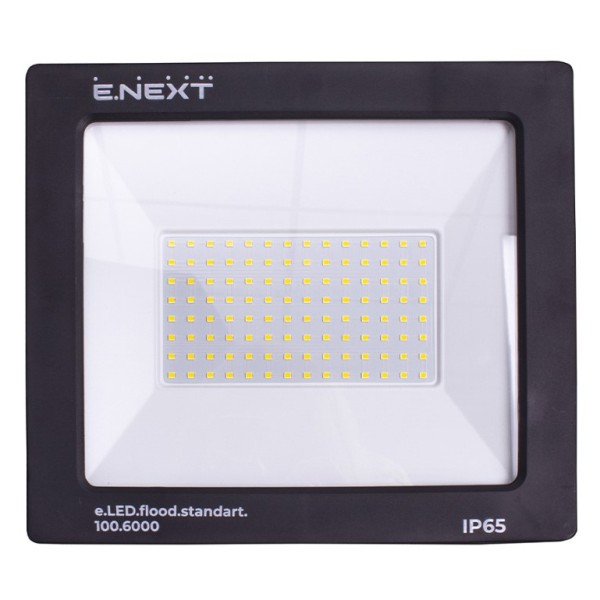 Світлодіодний прожектор E.Next e.LED.flood.stand.100.6000 100Вт 6000К - фото №1