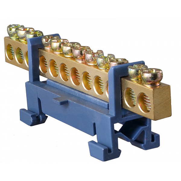 Нулевая шина Аско-Укрем BC-512 6x9 на 12 отверстий (A0150120035) - фото №1