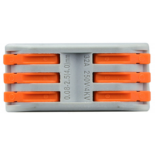 Универсальная клемма Аско-Укрем PCT-2-3 серая (A0130010110) - фото №1