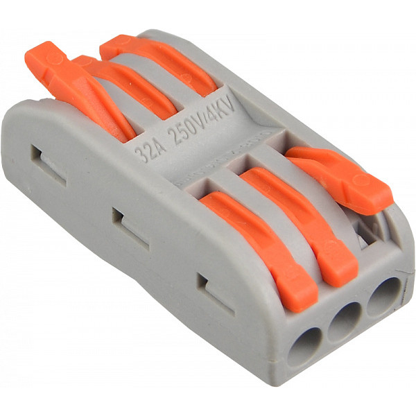 Универсальная клемма Аско-Укрем PCT-2-3 серая (A0130010110) - фото №3