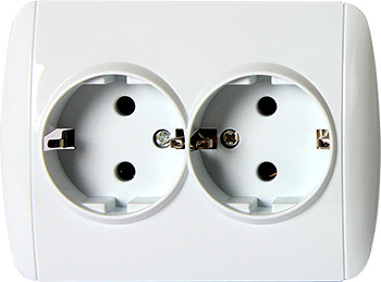 Двойная розетка E.Next e.install.stand.810DB с з/к (s035036)