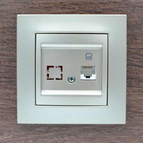 Розетка ELBI ZENA Silverline титан комп'ютерна 1-на без рамки ( 609-011400-247 ) - фото №8