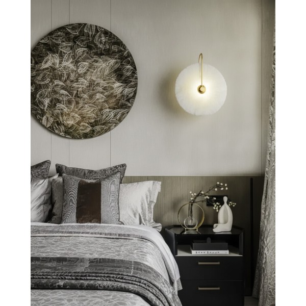 Бра, настінний світильник Kloodi WA-IRIS 250 3K GD LED 1x3W 150Lm IP20 золотий - фото №3