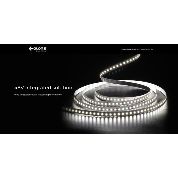 LED лента COLORS 144-2835-48V-IP65 NANO 5.4W 580Lm 4000K 5м (DS8144-48V-12mm-NANO) - фото №3