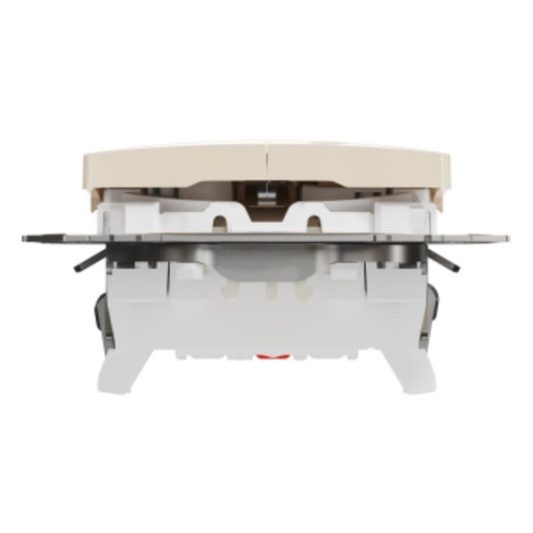 Двоклавішний вимикач Schneider Electric Sedna Design & Elements з підсвіткою бежевий SDD112105L - фото №3