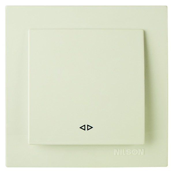 Вимикач Nilson Touran кремовий 1кл проміжний ( 24121010 )