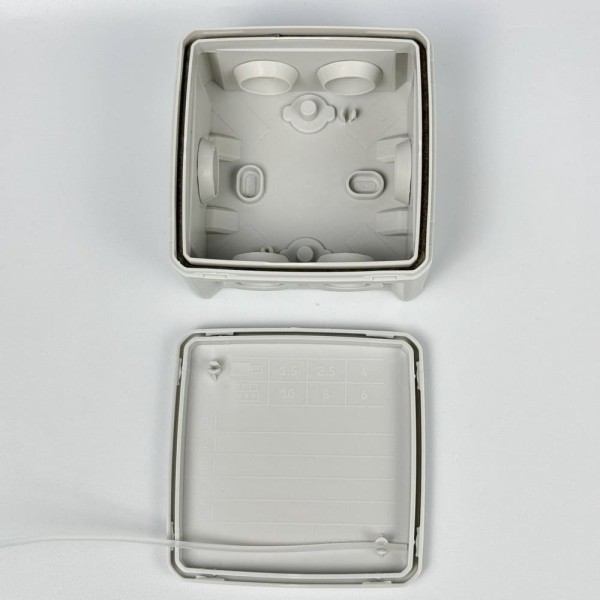 Коробка розподільча СКІМ K85 88х88х52 сіра IP65 ( B1102006 ) - фото №5