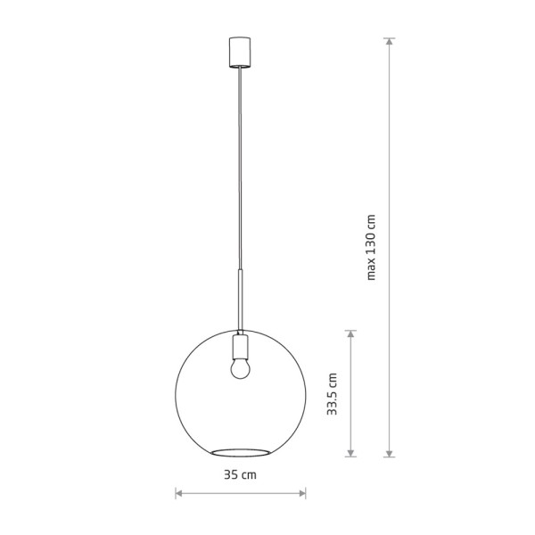 Подвесной светильник, люстра Nowodvorski 7846 Sphere XL E27 1x25W IP20 черный - фото №4