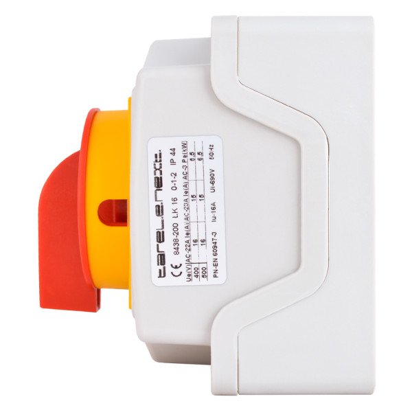 Корпусный пакетный переключатель E.Next LK25/3.323-ОК/45 3p 1-0-2 25А IP44 под пломбирование (8438-200) - фото №1