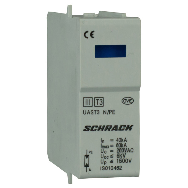 Модуль защитного разрядника Schrack IS010462 UAS 280В N-PE класс D