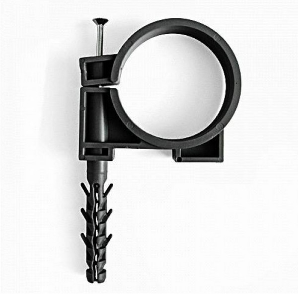 Обойма для труб і кабелю d=10-12мм чорна СКІМ ( С0800011 )