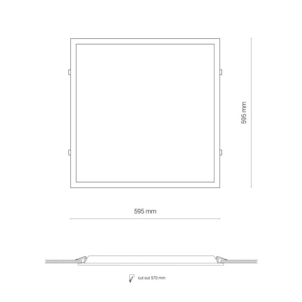 Світильник стельовий Nowodvorski 8456 Cl Itaka LED 40W 4000K 4200Lm IP20 Білий - фото №4