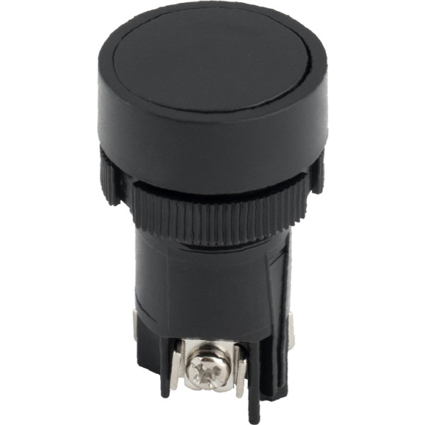 Пластиковая кнопка E.Next e.mb.ea125 1NO+1NC без фиксации черная (p0810130)