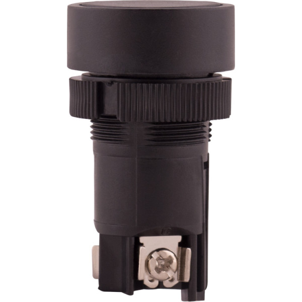 Пластиковая кнопка E.Next e.mb.ea125 1NO+1NC без фиксации черная (p0810130) - фото №2