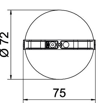 Крышка Obo Bettermann Ø60мм ZA 60-FD (2003749) - фото №3