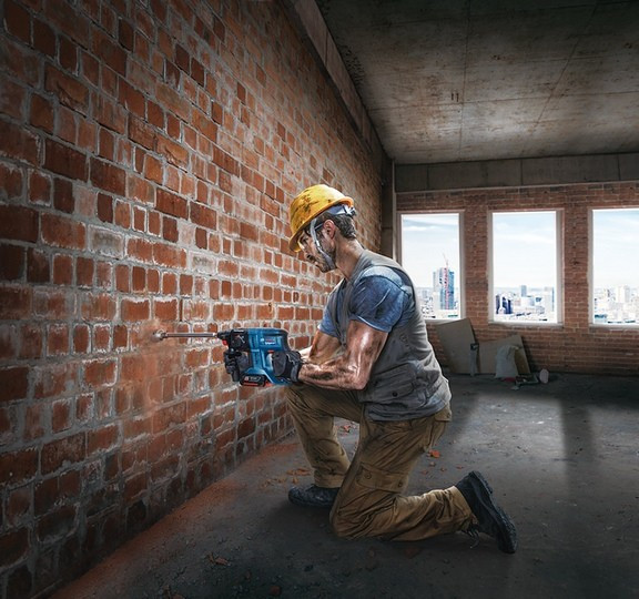 Акумуляторний перфоратор Bosch Professional GBH 180-LI 1x40 Ач (0611911122) - фото №4