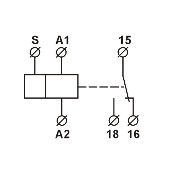Імпульсне реле Promfactor з функцією "пам''ять" та затримкою на відключення FRT21 230В (FRT21) - фото №2