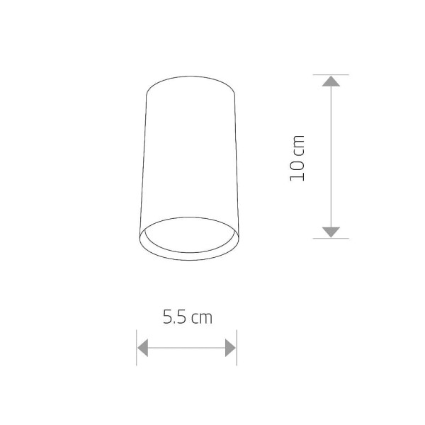 Точковий світильник Nowodvorski 5256 Eye GU10 1x35W IP20 Сірий - фото №1