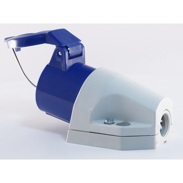 Силовий роз'єм WALTHER WL110306 (2P+E) 16А 230V IP44 - фото №3