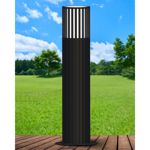 Вуличний світильник Goldlux 329356 Kuusamo E27 1x20W IP54 графітовий - фото №1