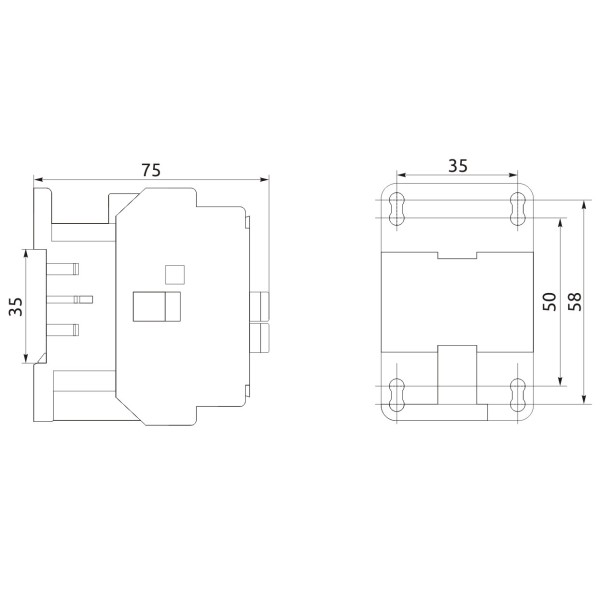 Магнитный пускатель Promfactor FC-1/18А 1NC AC24В (FC11018024) - фото №2