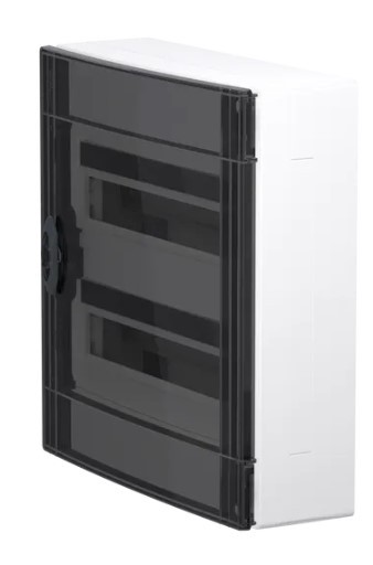Навесной щит Schneider Electric PrismaSeT XS LVSXR218 2 ряда 36М дымчатые двери - фото №2