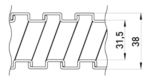 Металлорукав - Ø32 мм оцинкованный, сухой (25м) - фото №1