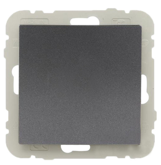 Одноклавишный выключатель Logus 21011 TIS 10АХ 250В (серый)